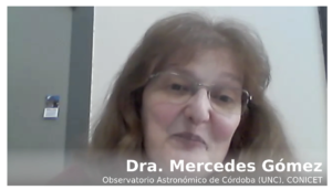 La Dra. Mercedes Gómez, directora del Observatorio Astronómico de Córdoba.