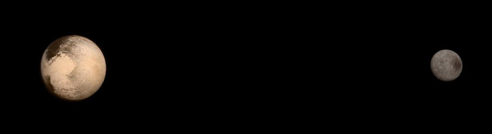 Plutón y Caronte (crédito: NASA)
